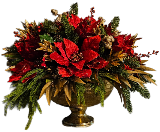Traditional Christmas Centerpiece