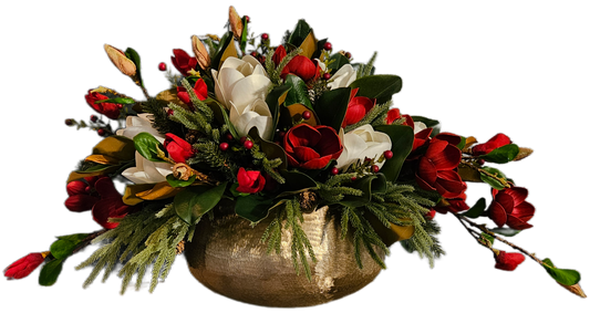 Magnolia Holiday Centerpiece
