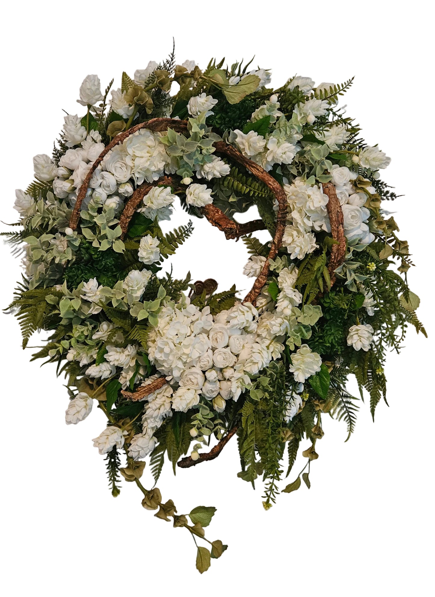 Neutral Wreath with Artificial Branches