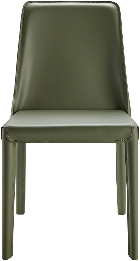 Madeline Dining Chair, Dark Olive Green