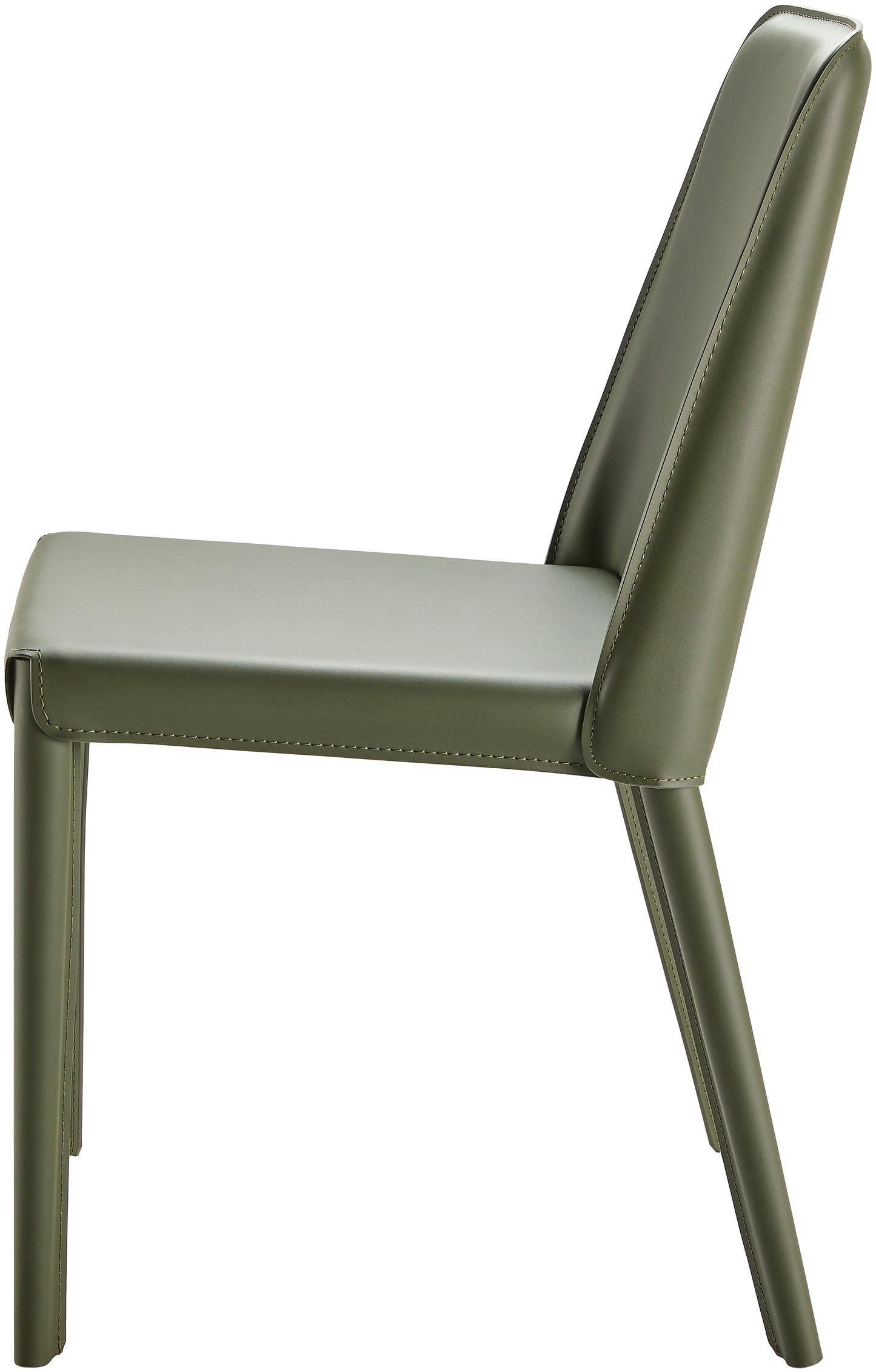 Madeline Dining Chair, Dark Olive Green