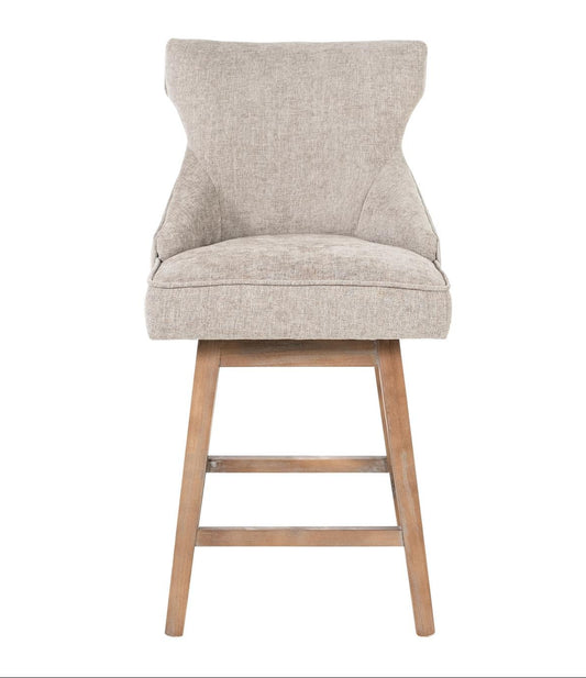 Lucy Swivel Counter Stool, Anew Gray