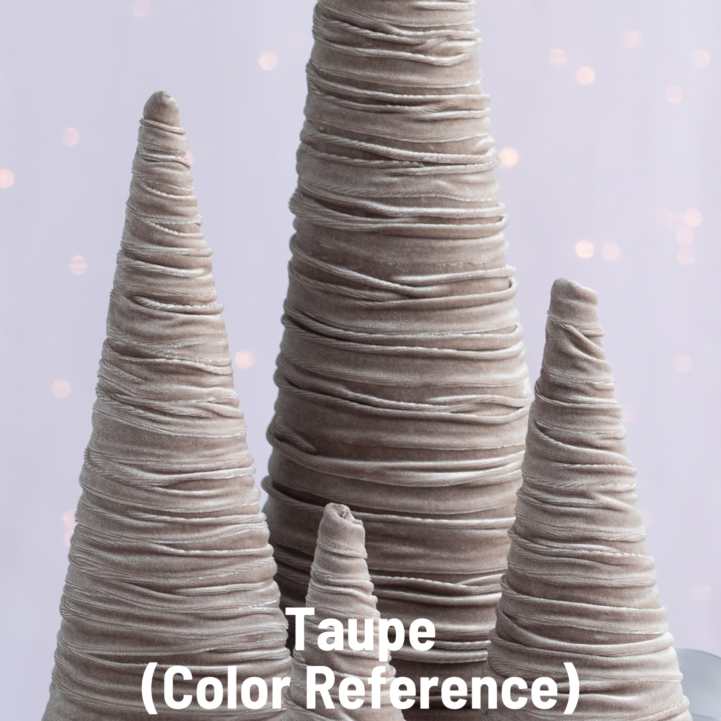 Handmade Small Velvet Tree (Various Colors)