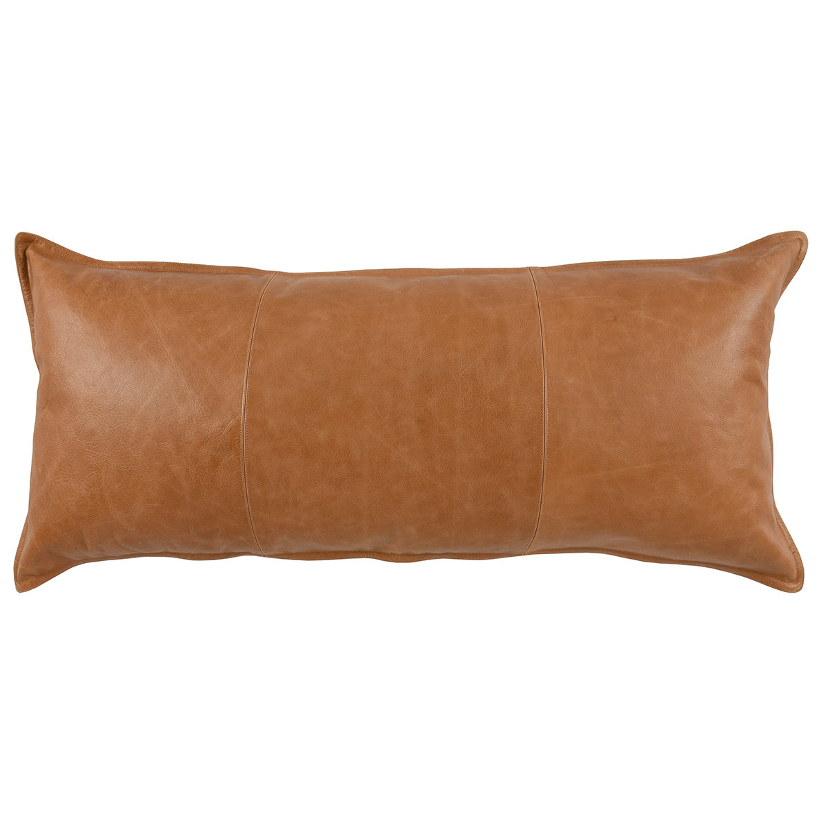 Leather Dumont Lumbar Pillow, Chestnut