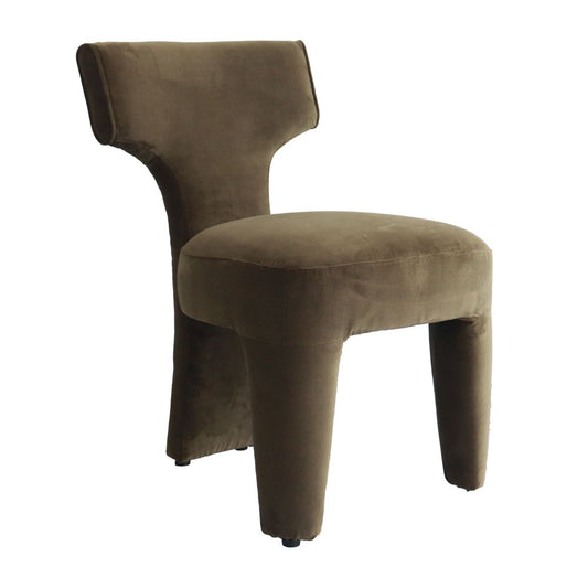 Benito Dining Armchair, Vintage Velvet Olive