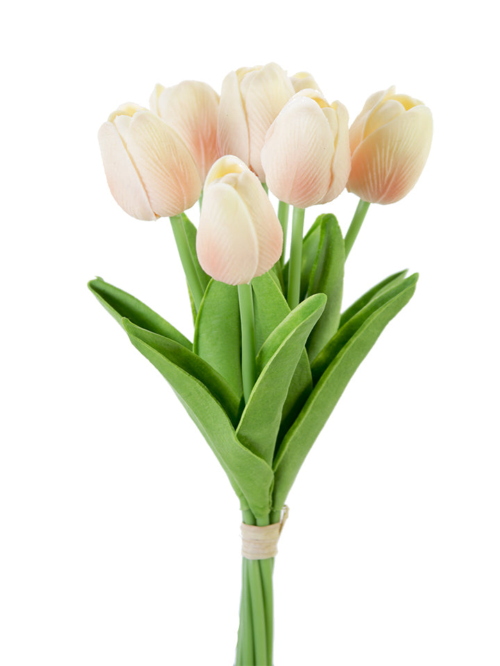 12" Real Touch Tulip Bunches (Various Colors)