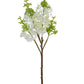 27" Real Touch Lilac Branch, White