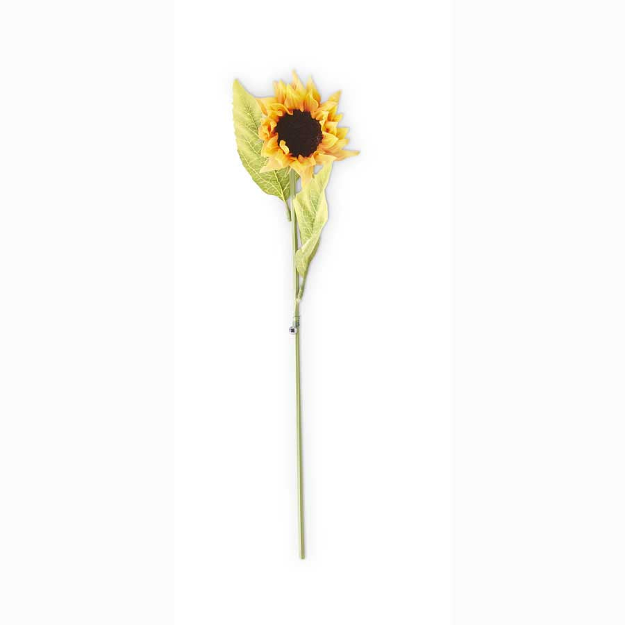 21" Real Touch Sunflower Stem, Orange