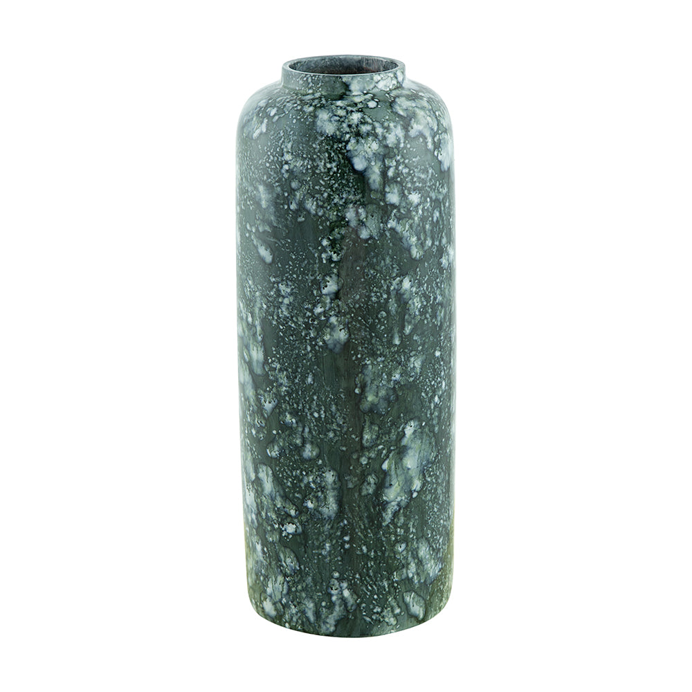 Gray Hand Painted Accent Vase