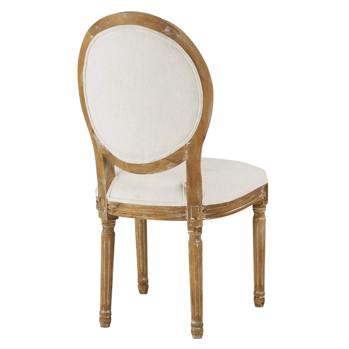 Meg Tufted Side Chair, Washable White