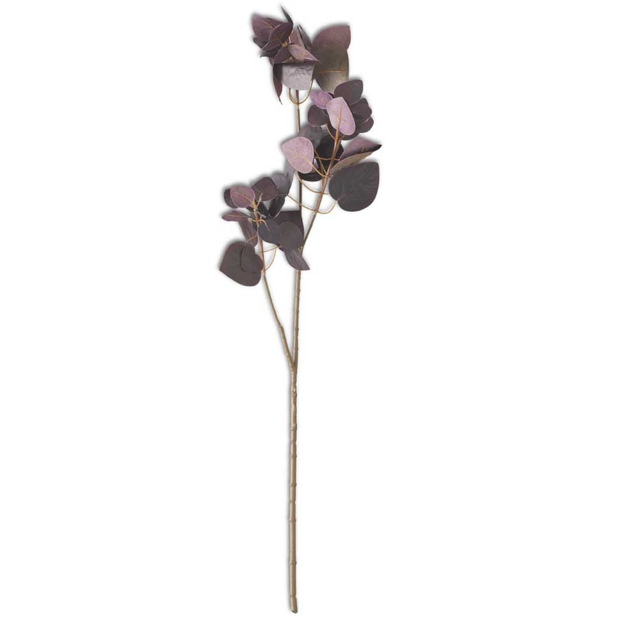 31" Flat Leaf Eucalyptus, Burgundy