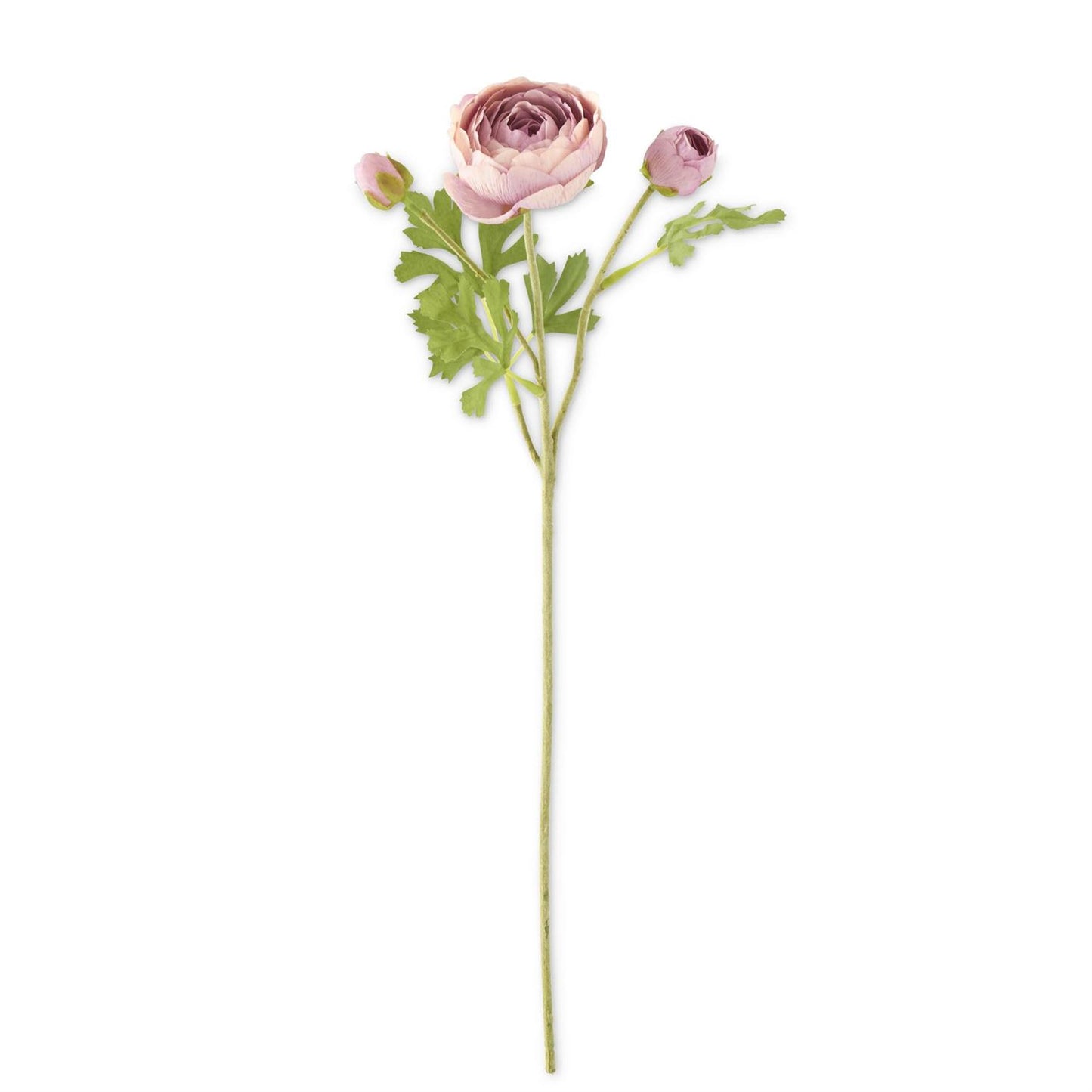 23" Real Touch Triple Bloom Ranunculus Stem (Various Colors)