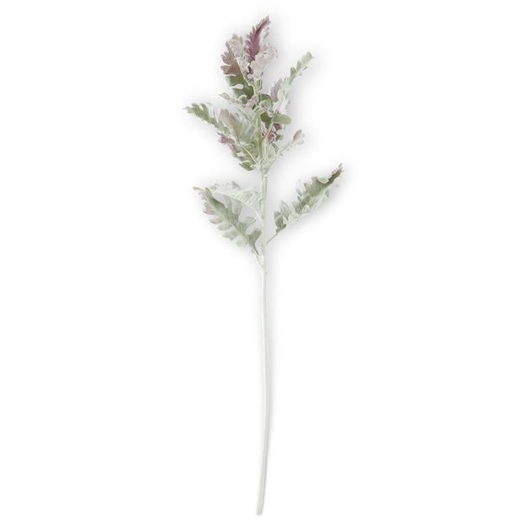 30.5" Dusty Miller Stem, Soft Green/Purple