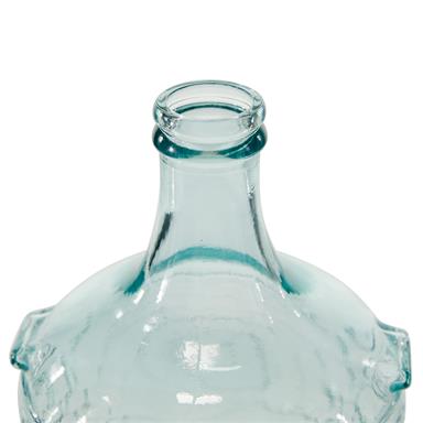 Basket Weave Glass Bottle Vase