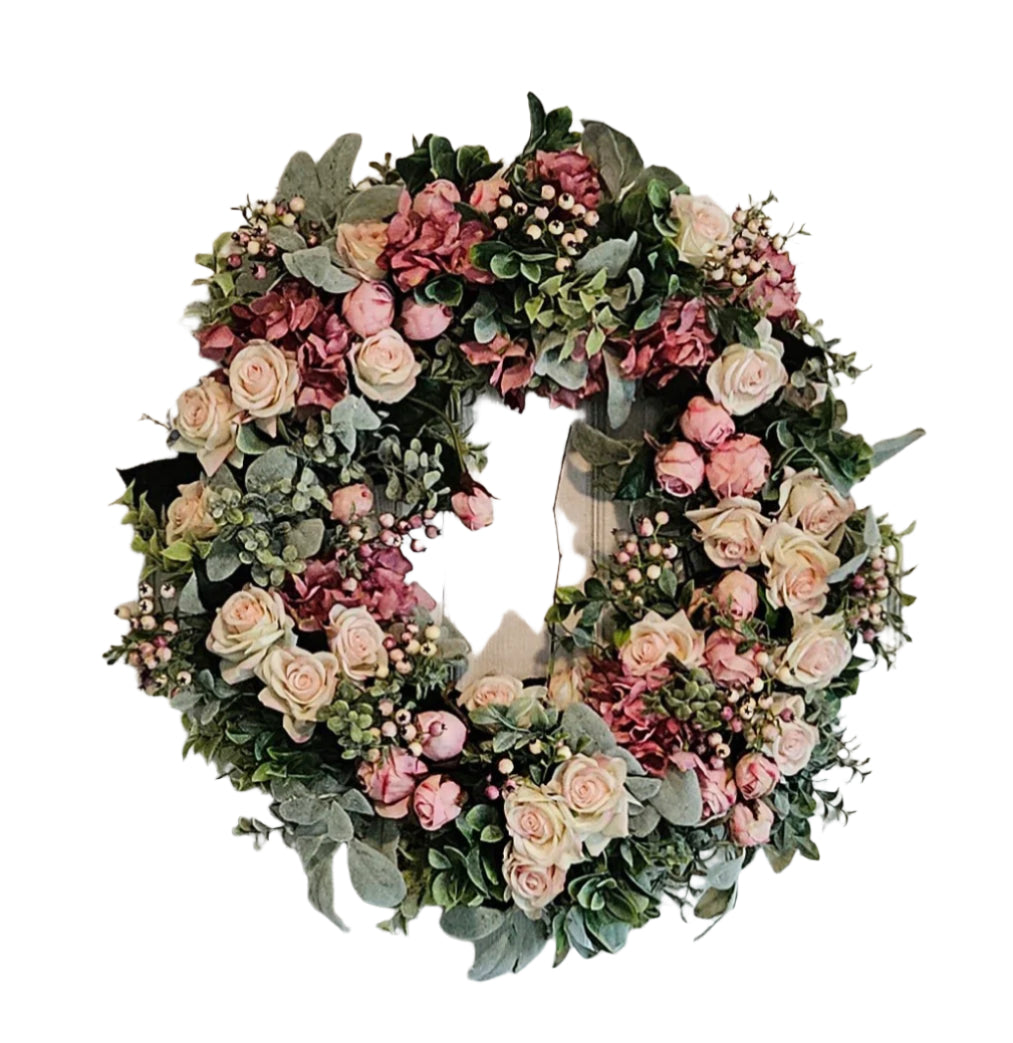 Pink & Cream Wreath