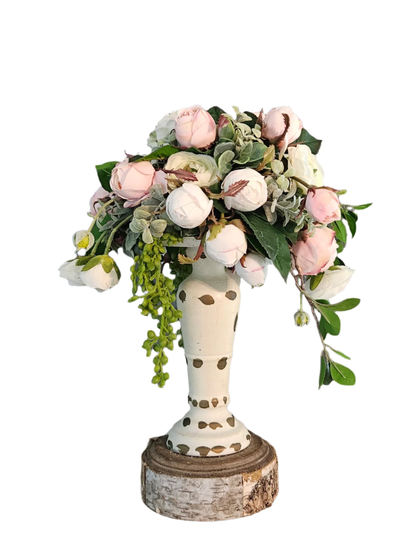 Rose Bud Candle Topper