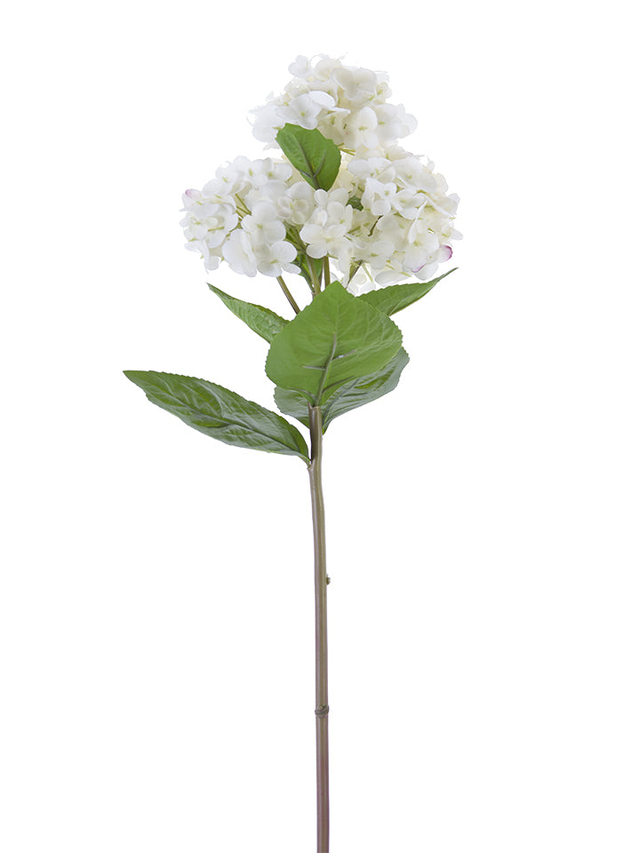 25.5" Fresh Touch Hydrangea Spray, Cream