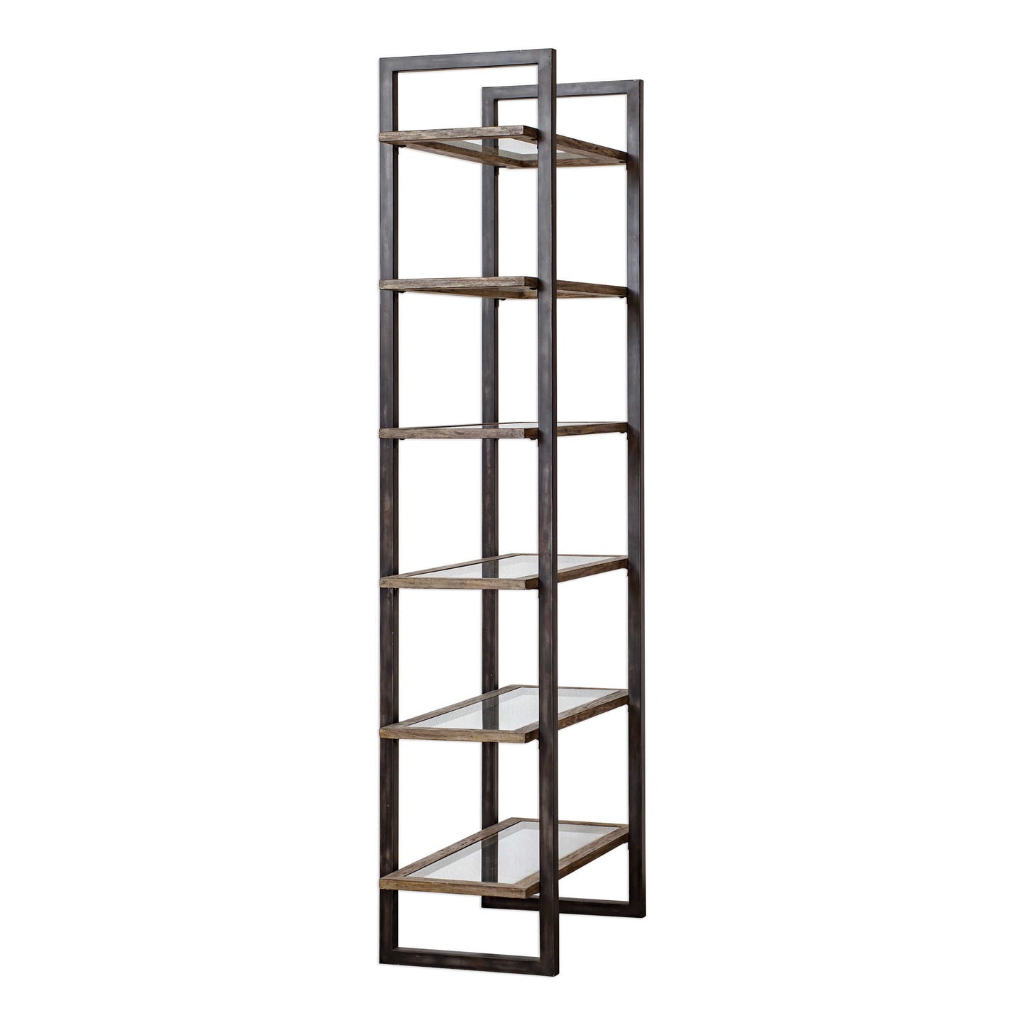 Olwyn Etagere Glass Shelves