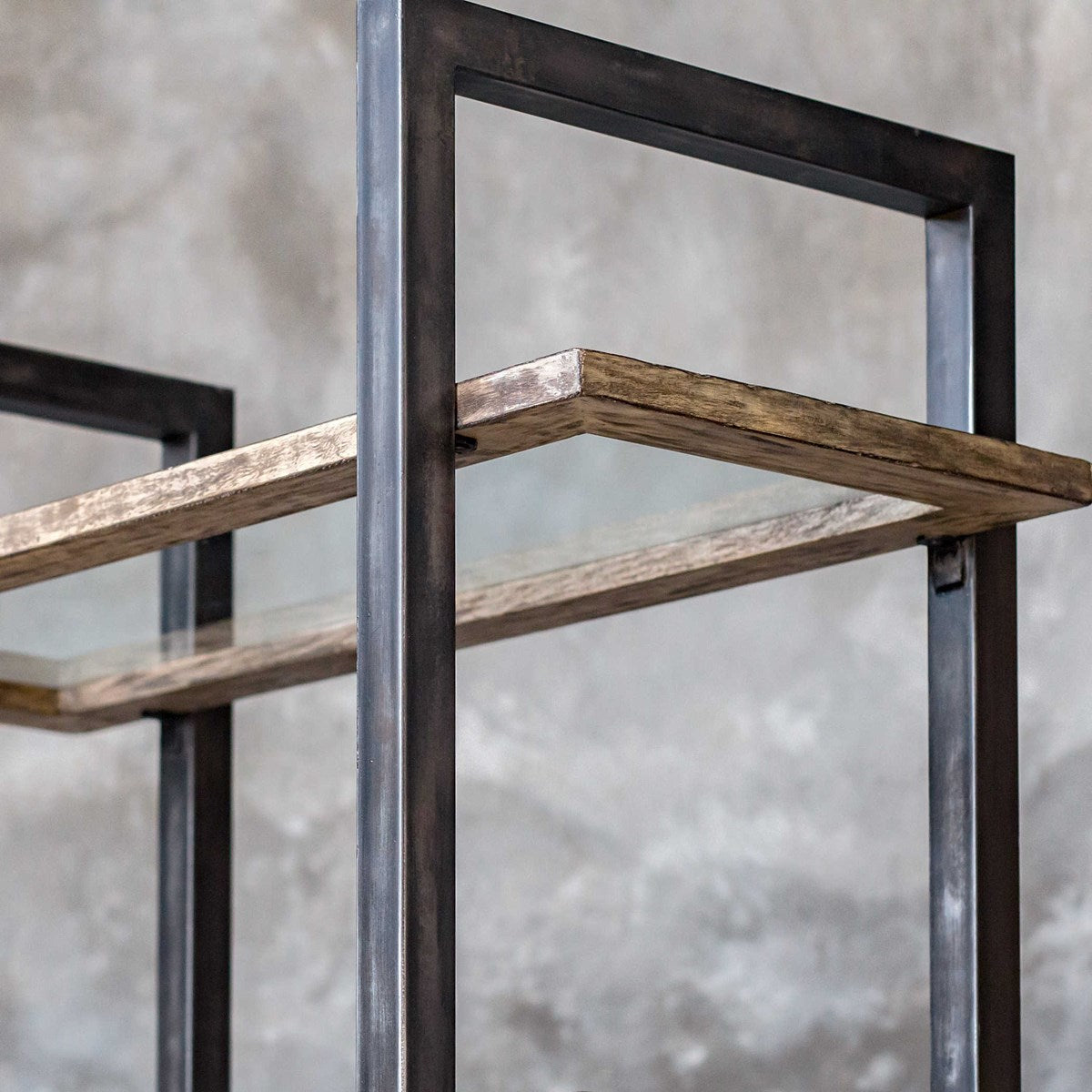 Olwyn Etagere Glass Shelves
