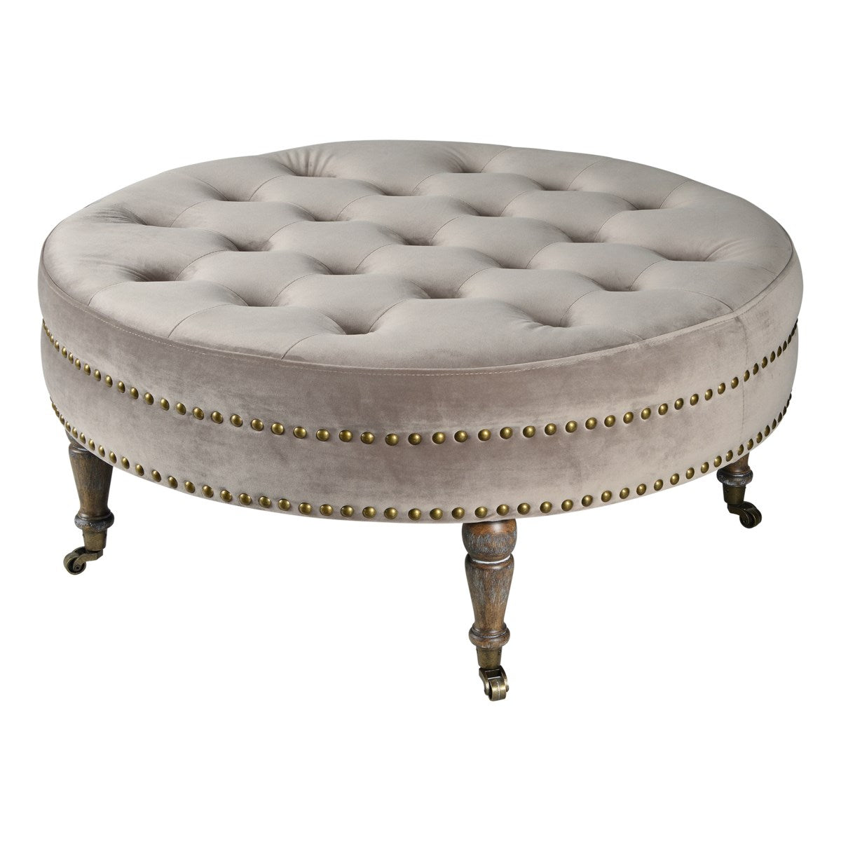 Evans Chantel Ash Ottoman