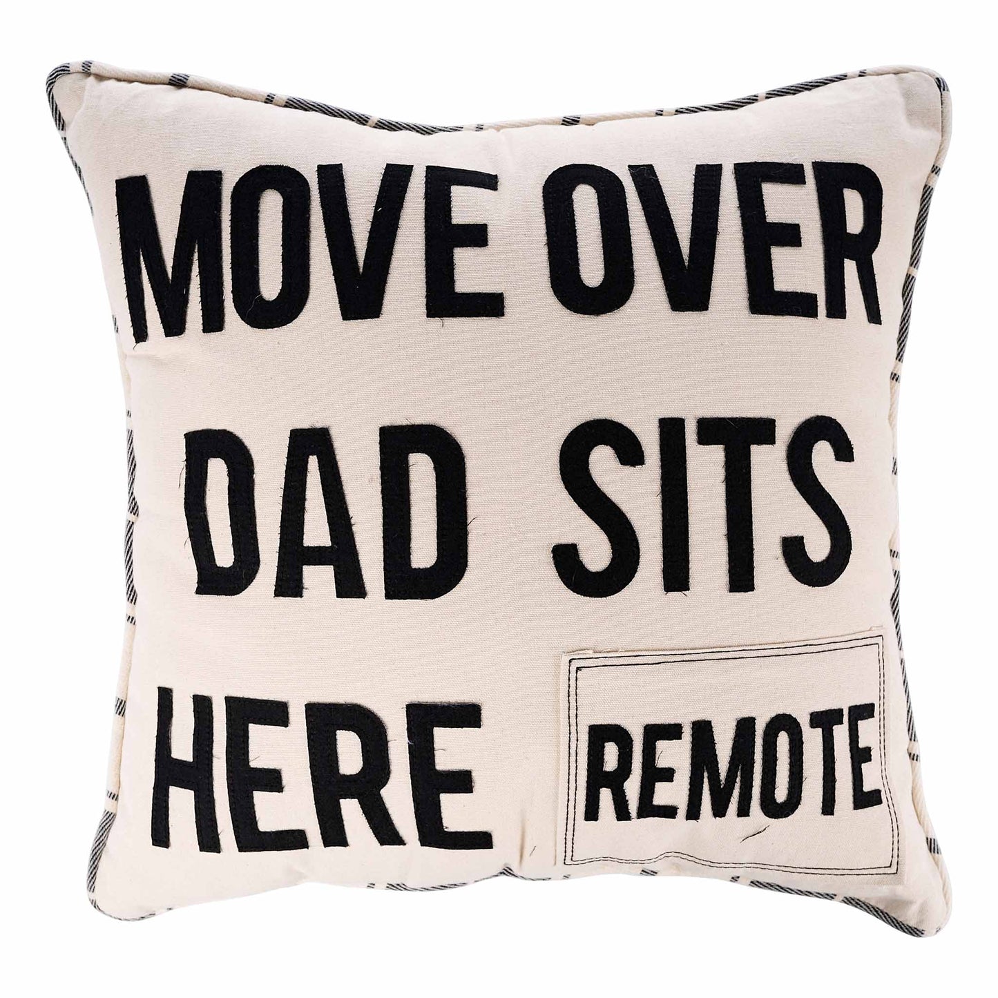 Dad Sits Here Pillow