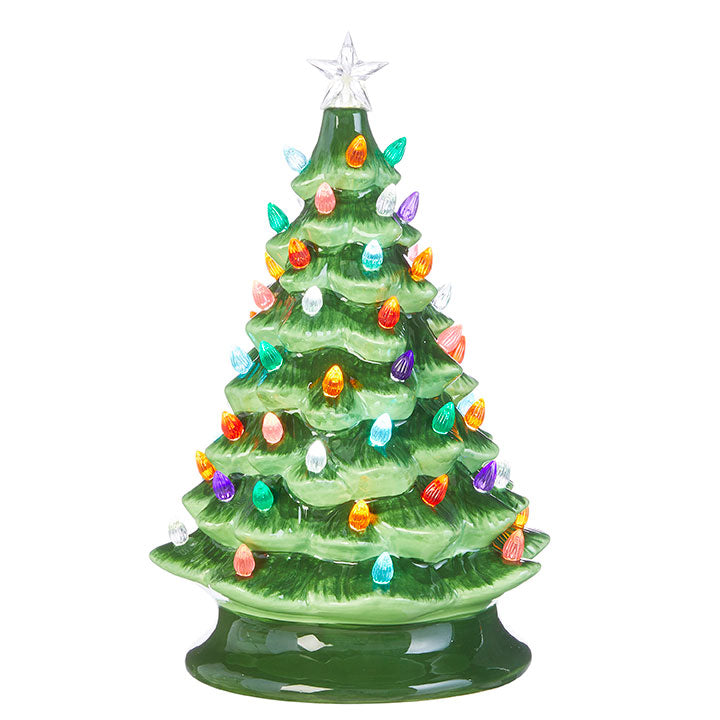 Vintage Lighted Tree with Timer (Various Sizes)