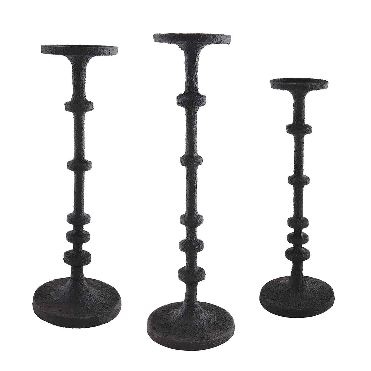 Black Metal Candleholder (Various Sizes)