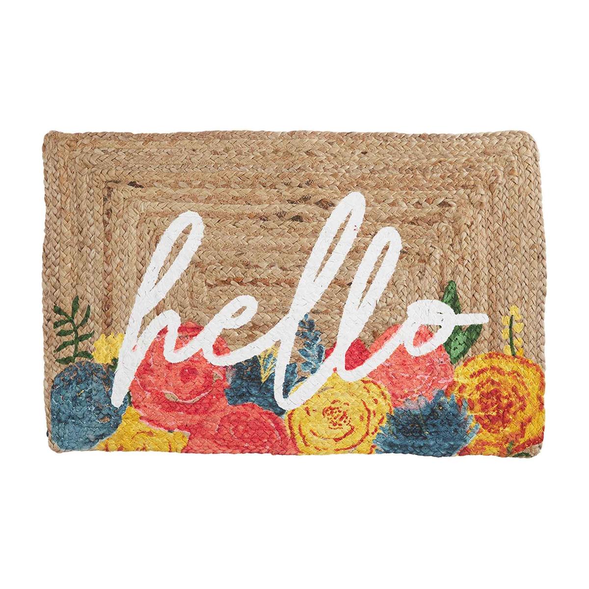 Hello Floral Mat
