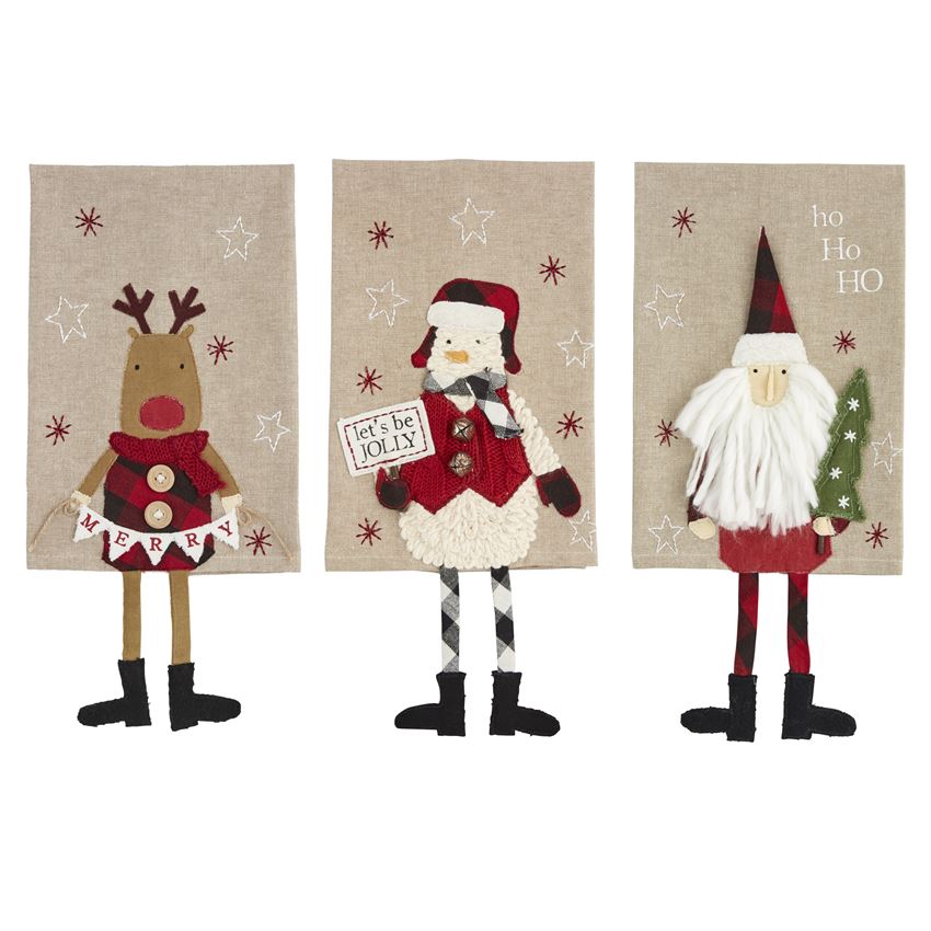Christmas Dangle Leg Towel (Various Styles)