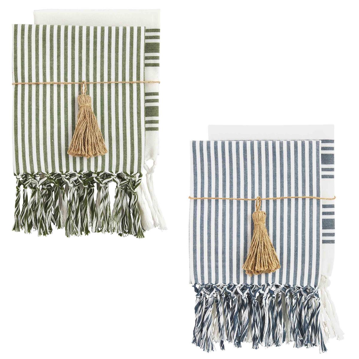 Striped Turkish Towel Set (Various Colors)