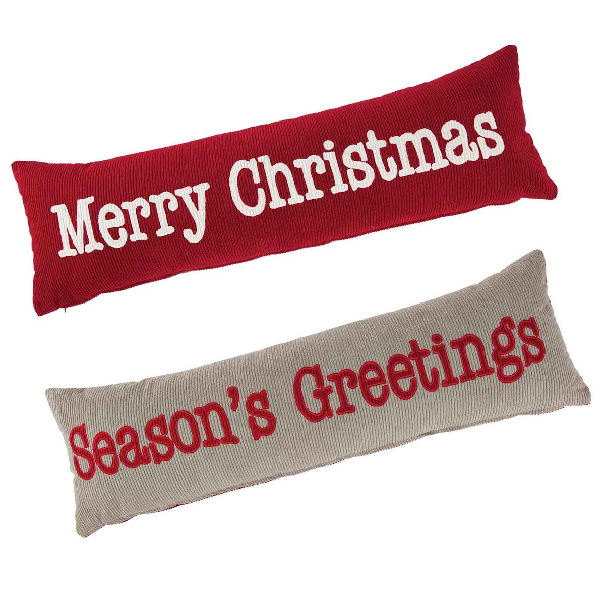 Holiday Reversible Long Pillow