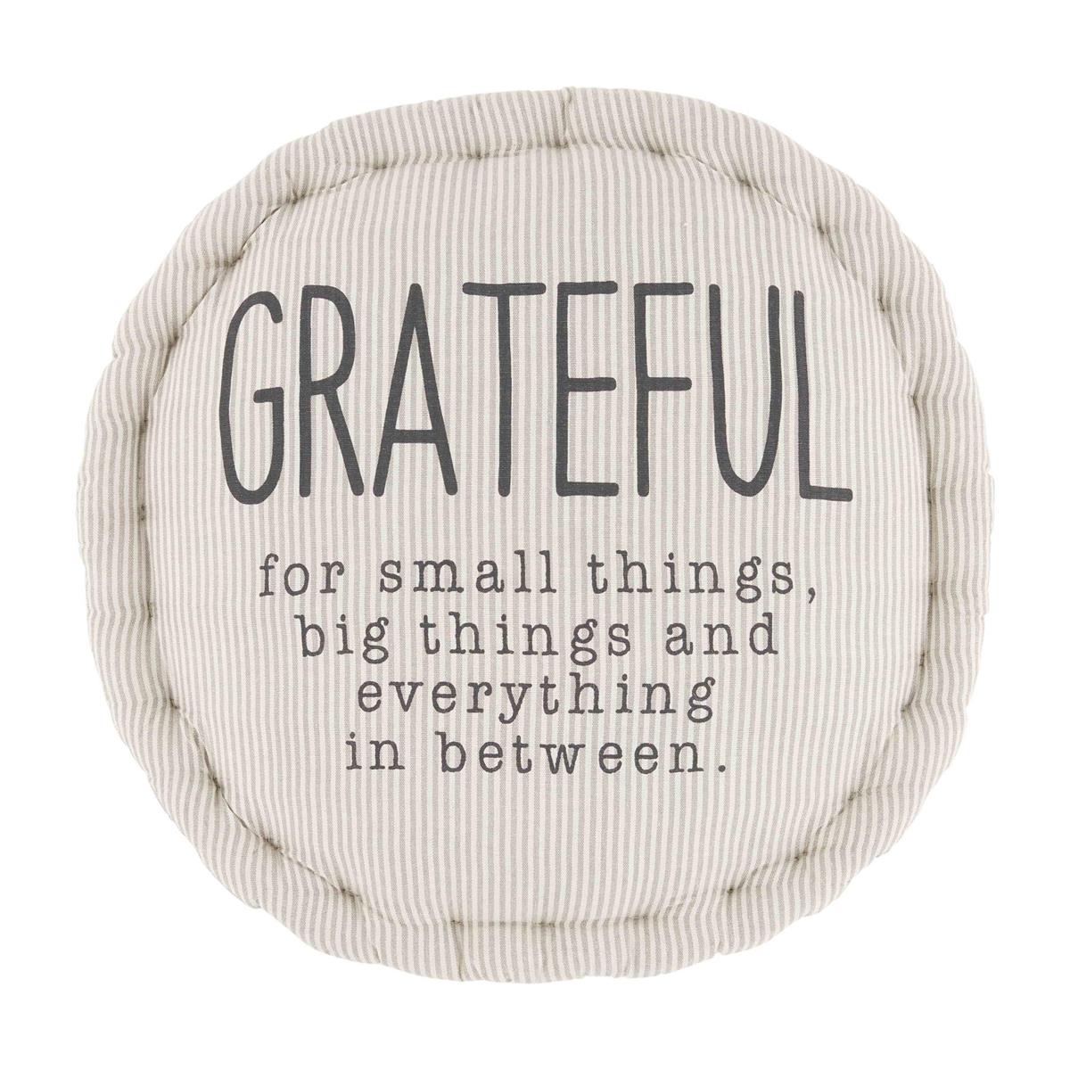 Grateful Round Pillow