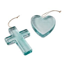 Heart Glass Ornament Sitter