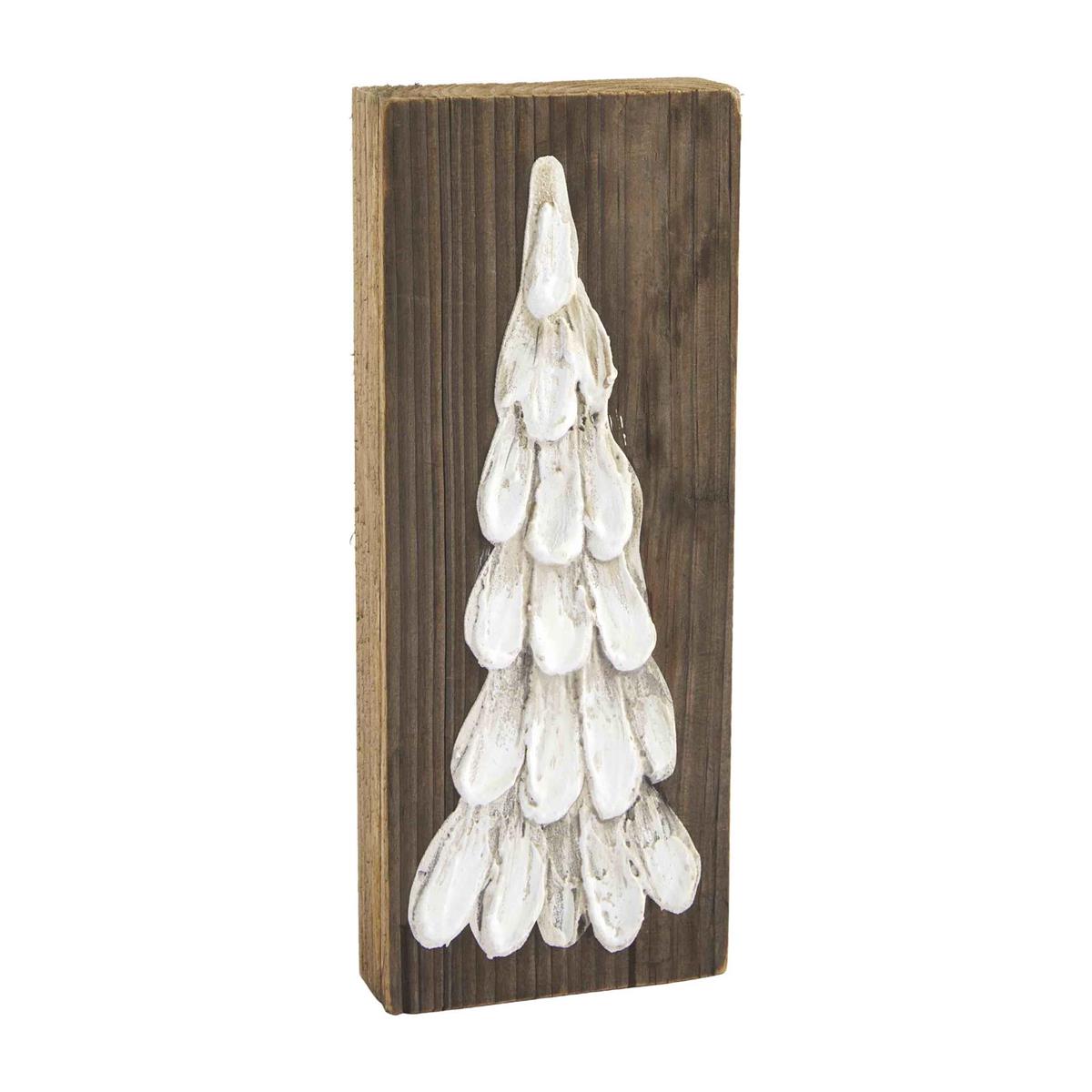 White Tree Reclaimed Christmas Plaque (Various Sizes)