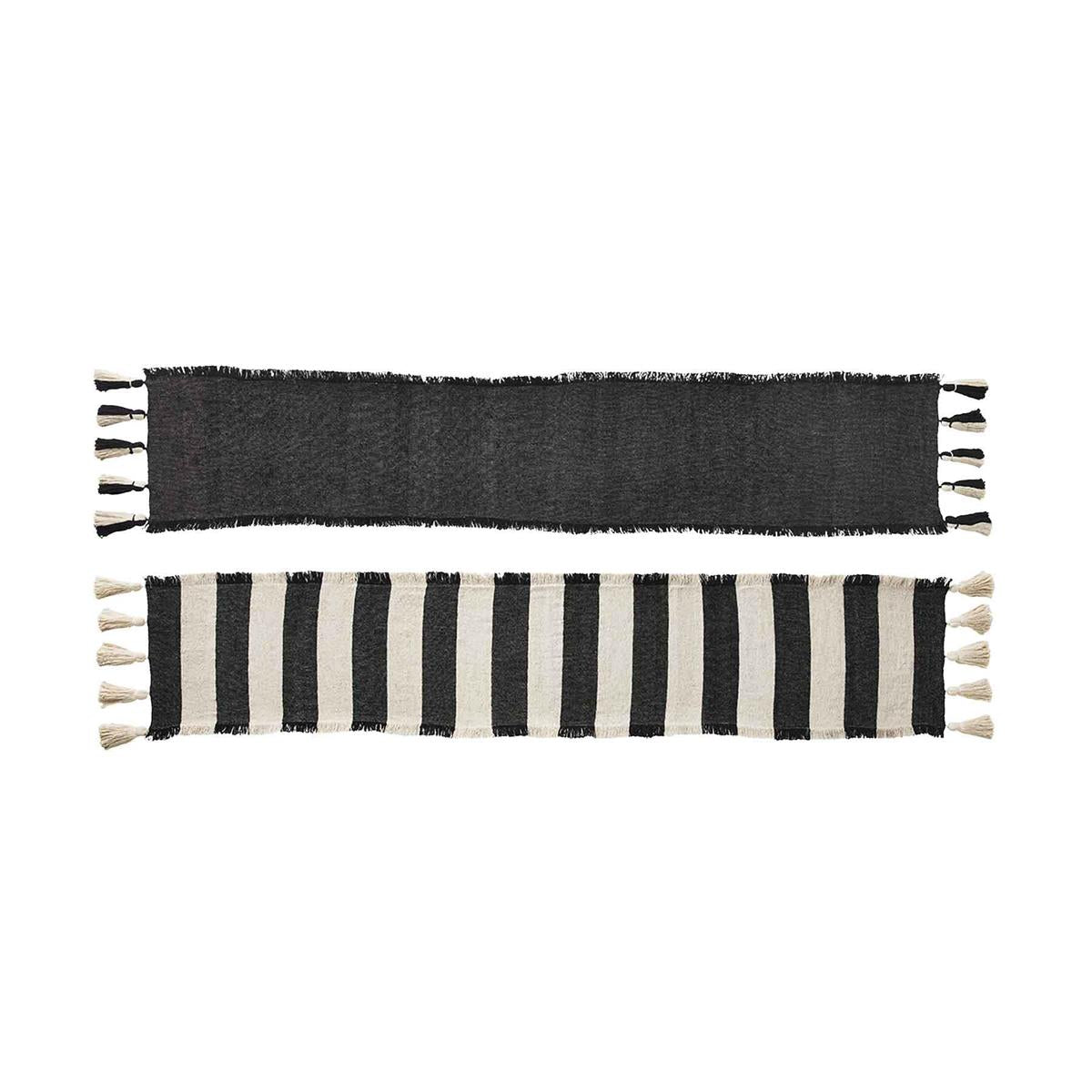 Black Ponchaa Table Runner (Various Styles)
