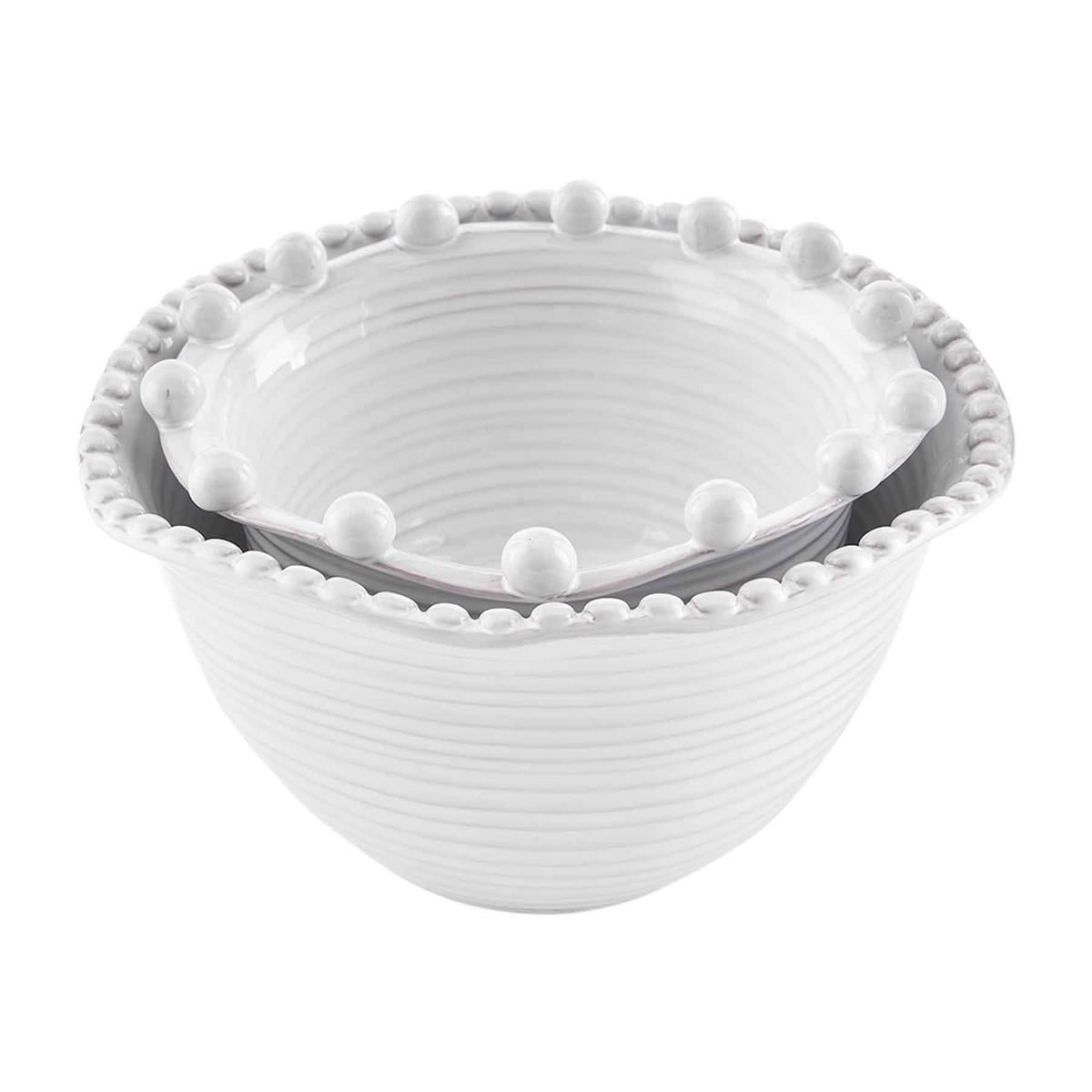 Beaded Side Bowl, Set of 2