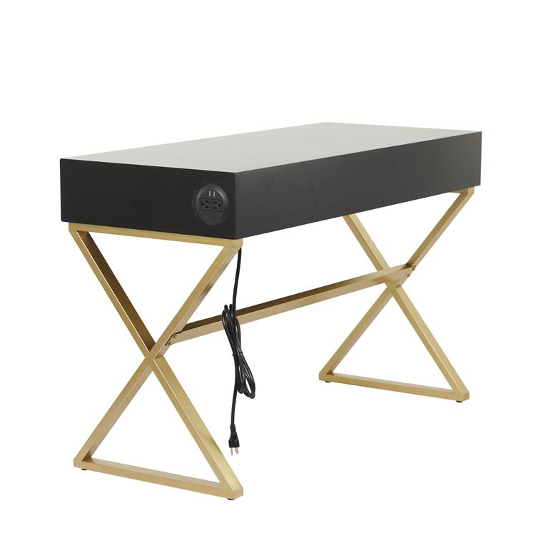 Black Contemporary Console Table