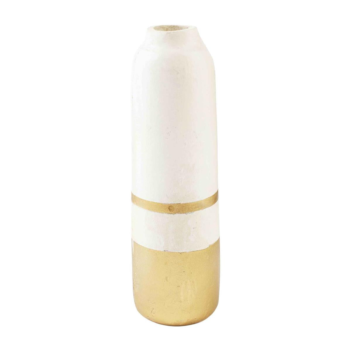 Gold Paper Mache Bud Vase (Various Sizes)
