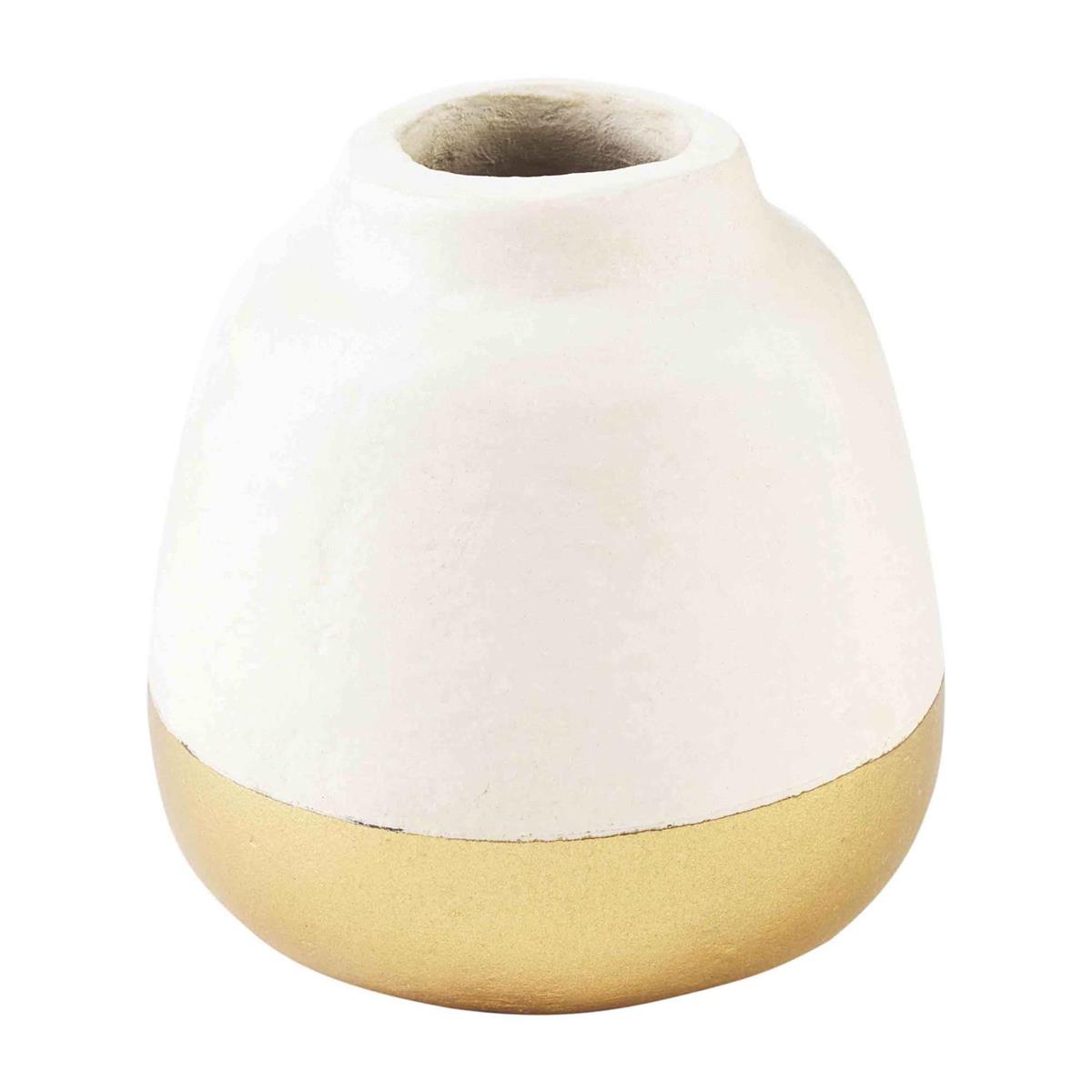Gold Paper Mache Bud Vase (Various Sizes)