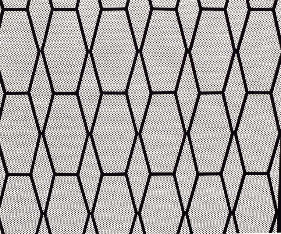 Black Contemporary Fireplace Screen
