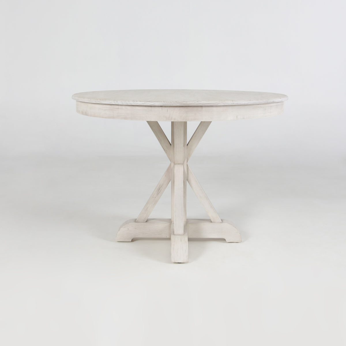 Maxwell 42" Round Dining Table, Sunbleached