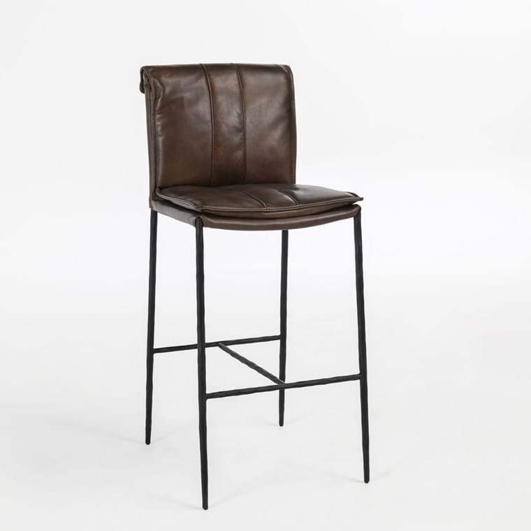 Mayor Bar Stool, Antique Brown