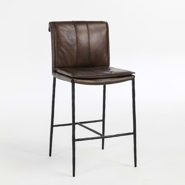 Mayor Counter Stool, Antique Brown