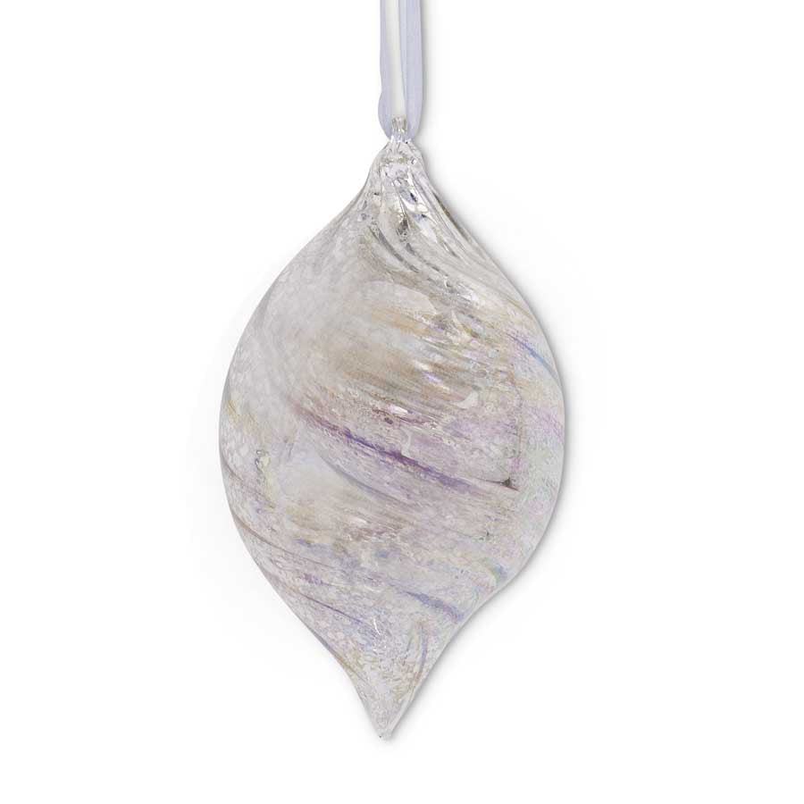 Silver Iridescent Mercury Glass Ornament (Various Styles)