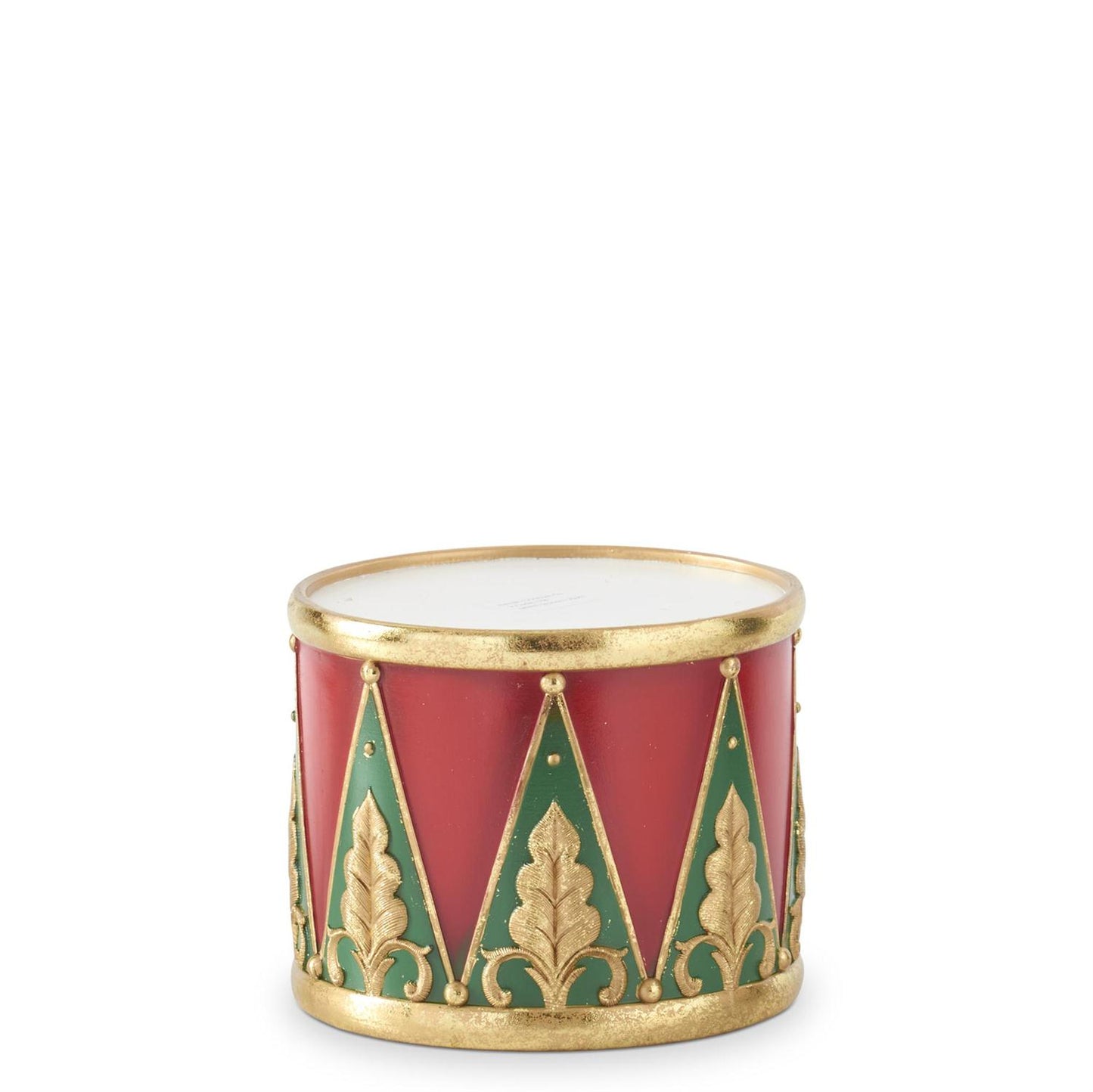 Red, Green & Gold Resin Nesting Drum Containers/Risers (Various Sizes)