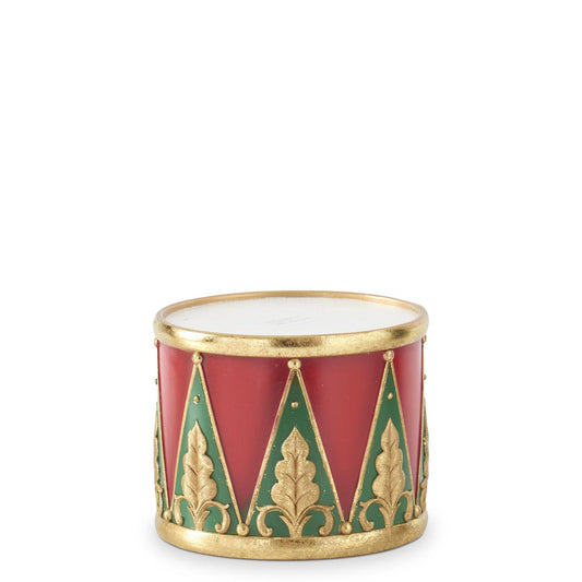 Red, Green & Gold Resin Nesting Drum Containers/Risers (Various Sizes)