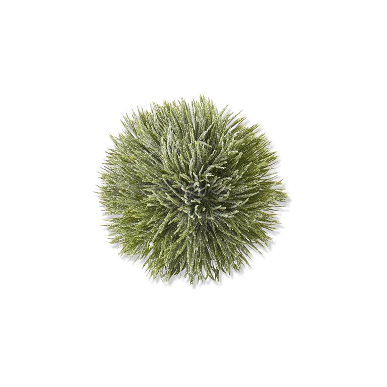 5.25" Glittered Snowy Pine Ball