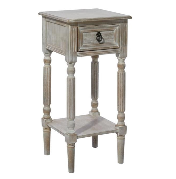 Square Wood Side Table