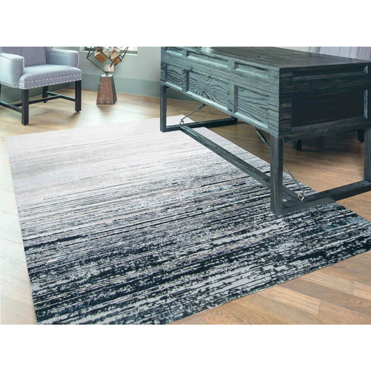 Micah Rug, Black-Dark Gray (Various Sizes)