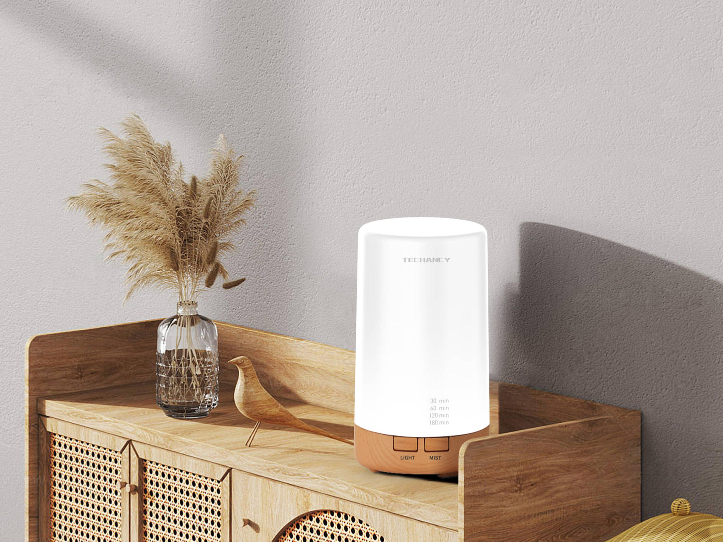 TECHANCY Oil Diffuser Humidifier 75ML